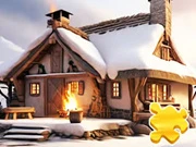 Jigsaw Puzzle: Snow House Online jigsaw Games on NaptechGames.com
