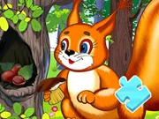 Jigsaw Puzzle: Squirrel Hide Food Online jigsaw Games on NaptechGames.com
