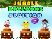 Jungle Balloons Addition Online Puzzle Games on NaptechGames.com