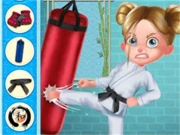 Karate Girl Vs School Bully Game Online Action Games on NaptechGames.com