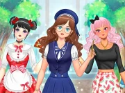Kawaii High School Teacher Dress Up Online Hypercasual Games on NaptechGames.com