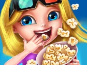 Kids Movie Night Online Girls Games on NaptechGames.com
