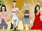 Kim K Busy Day Online Dress-up Games on NaptechGames.com