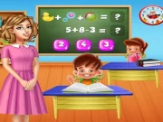 Kindergarten School Teacher Kids Learning Games Online Hypercasual Games on NaptechGames.com