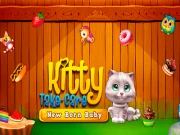 Kitty Take Care New Born Baby Online junior Games on NaptechGames.com
