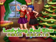Ladybug And Elsa Xmas Selfie Online Girls Games on NaptechGames.com