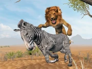 Lion King Simulator: Wildlife Animal Hunting Online Girls Games on NaptechGames.com