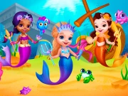 Little Mermaids Dress Up Online Girls Games on NaptechGames.com