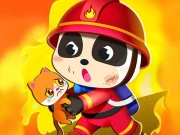 Little Panda Fireman Online Girls Games on NaptechGames.com