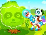Little Panda Green Guard Online Girls Games on NaptechGames.com