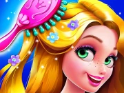 Long Hair Princess Hair Salon Online Girls Games on NaptechGames.com