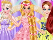  Long Hair Princess Prom Online Dress-up Games on NaptechGames.com
