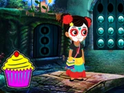 Lovable Halloween Girl Escape Online HTML5 Games on NaptechGames.com