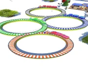Lowpolly Train Racing Game Online Racing & Driving Games on NaptechGames.com