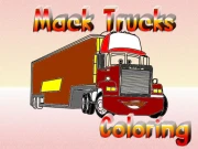 Mack Trucks Coloring Online Puzzle Games on NaptechGames.com