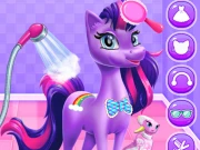 Magical Unicorn Grooming World Online Girls Games on NaptechGames.com