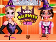 Make Halloween Dessert Plate Online Girls Games on NaptechGames.com