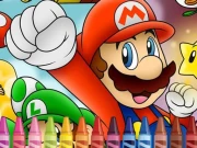 Mario Coloring Online Arcade Games on NaptechGames.com