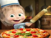 Masha and the Bear Pizzeria ! Pizza Maker Game onl Online Cooking Games on NaptechGames.com