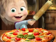 Masha Pizza Maker - Pizzeria Online Cooking Games on NaptechGames.com
