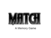Match - A memory game Online Puzzle Games on NaptechGames.com