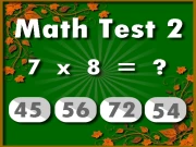 Math Test 2 Online Educational Games on NaptechGames.com
