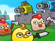 Merge Cannon: Chicken Defense Online Strategy Games on NaptechGames.com