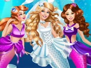 Mermaid Doll Wedding Online Dress-up Games on NaptechGames.com