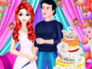 Mermaid Girl Wedding Cooking Cake Game Online Girls Games on NaptechGames.com