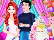 Mermaid Girl Wedding Cooking Cake Online Girls Games on NaptechGames.com