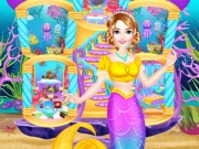 Mermaid House Cleaning And Decorating Online Girls Games on NaptechGames.com