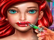 Mermaid Lips Injections Online Dress-up Games on NaptechGames.com