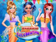 Mermaid New Year Celebration Online Dress-up Games on NaptechGames.com