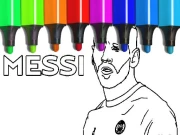 Messi Coloring Pages Online Puzzle Games on NaptechGames.com