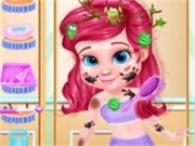 Messy Little Mermaid Makeover-Game Online Girls Games on NaptechGames.com