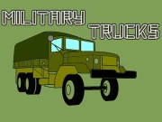 Military Trucks Coloring Online Puzzle Games on NaptechGames.com