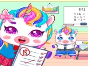 Mini Town: My Unicorn School Kids Games 2021 Online Puzzle Games on NaptechGames.com