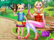 Mommy And Daughter Summer Day 2 Online Dress-up Games on NaptechGames.com