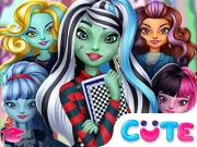 Monster Girls High School Squad Online Girls Games on NaptechGames.com