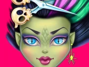 Monster Hair Salon Online Girls Games on NaptechGames.com