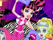 Monster Slumber Party Funny Faces Online Dress-up Games on NaptechGames.com