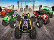 Monster Truck Impossible Stunt Track Online HTML5 Games on NaptechGames.com