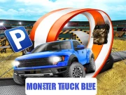Monster-Truck-Parking Free 3D Blue Online Hypercasual Games on NaptechGames.com