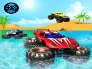 Monster Truck Water Surfing : Truck Racing Games Online Racing Games on NaptechGames.com