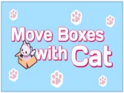 Move Boxes with Cat Online puzzles Games on NaptechGames.com
