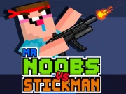 Mr Noobs vs Stickman Online Clicker Games on NaptechGames.com