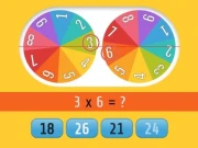Multiplication Roulette Online Puzzle Games on NaptechGames.com