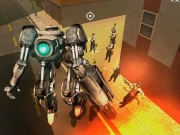 Muscle Car Robot Online Action Games on NaptechGames.com