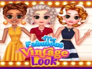 My Fabulous Vintage Look Online Dress-up Games on NaptechGames.com