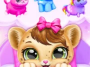 My Leopard Baby Care Online Girls Games on NaptechGames.com
